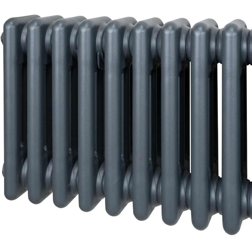 Monster Shop 3523 BTU Anthracite Grey Traditional 3 Column Radiator 1500 x 292mm Image 5