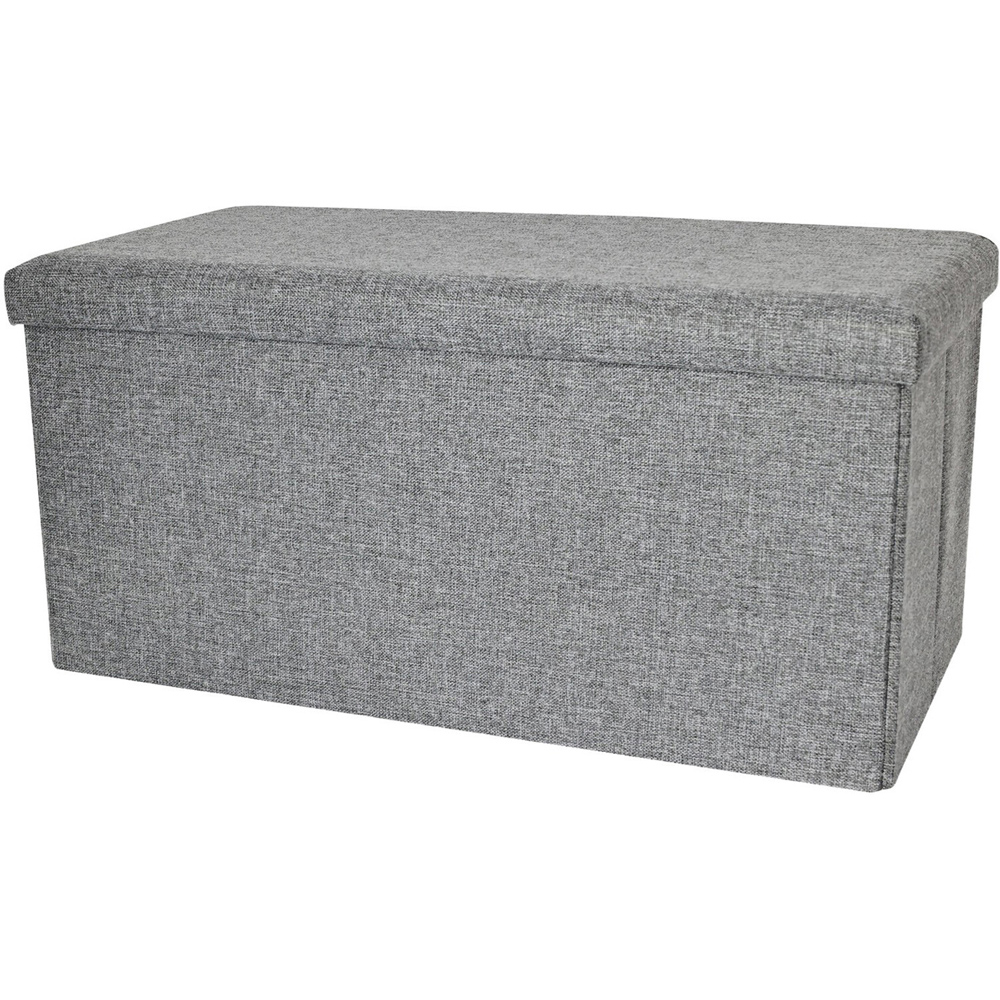 Linen Storage Trunk Grey Image 2