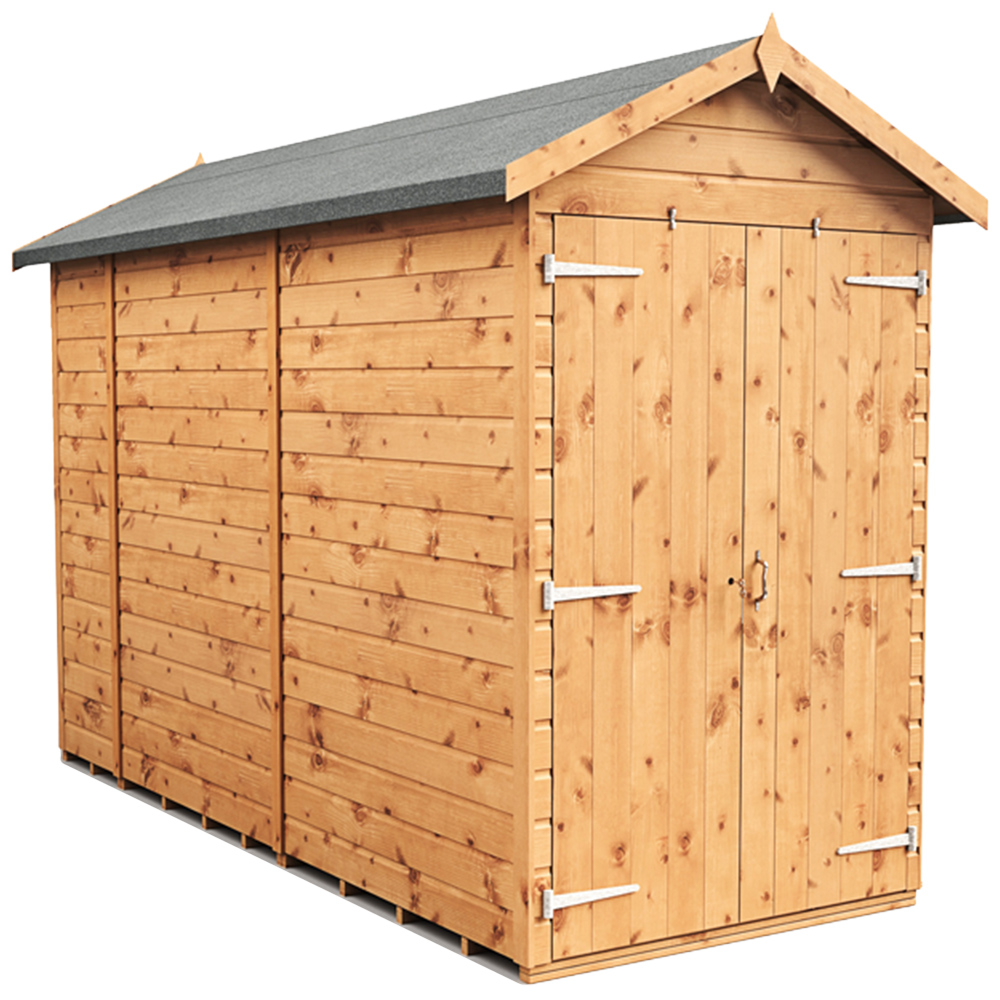 Empire Sheds 4 x 10ft Double Door Tongue and Groove Wooden Apex Garden Shed Image 1
