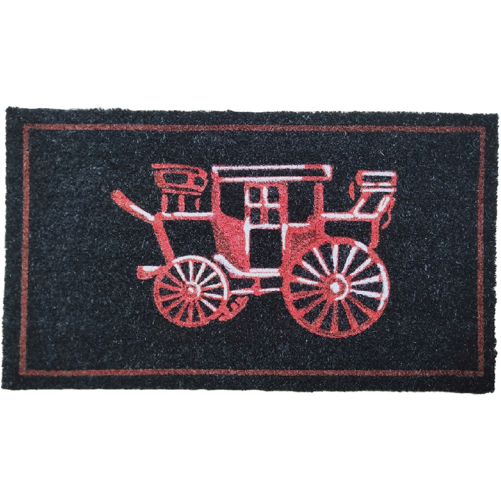 Arboria Garden Decor Carriage Coir Door Mat 45 x 75cm Image 1