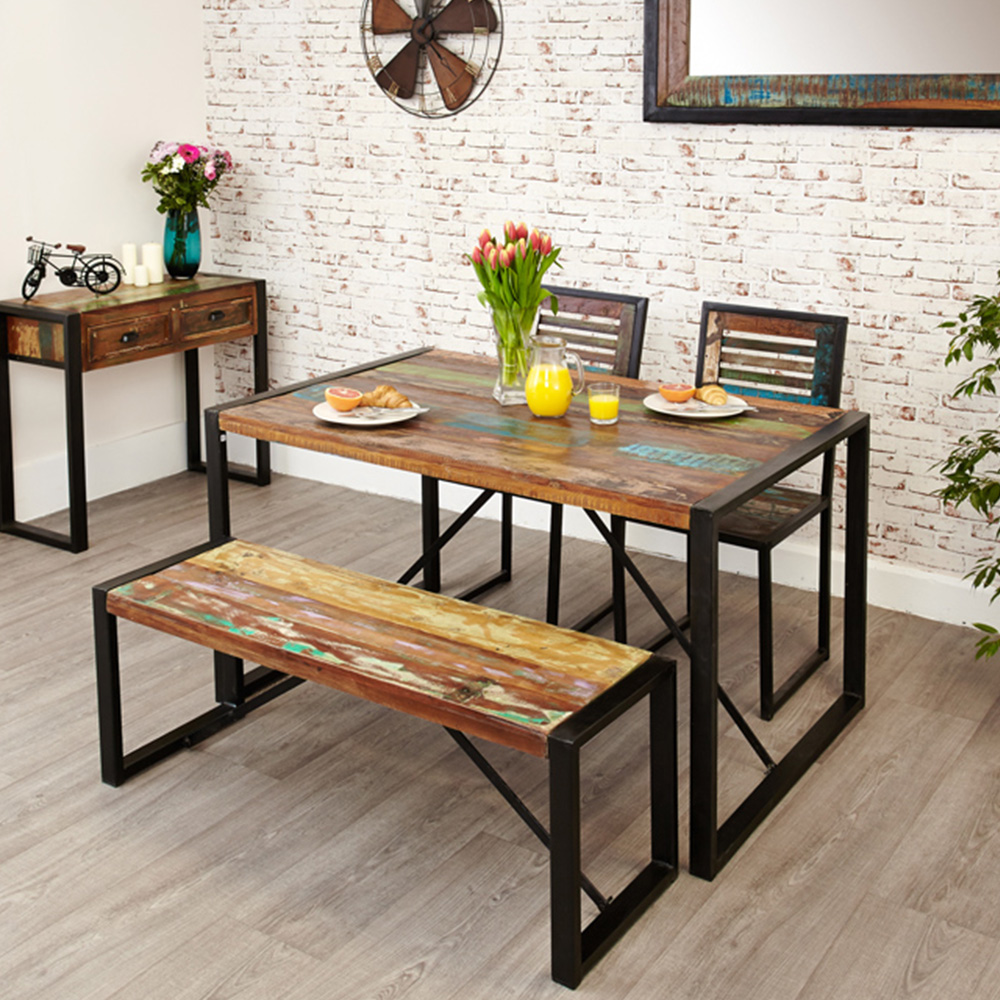 Baumhaus Urban Chic 2 Drawer Console Table Image 5