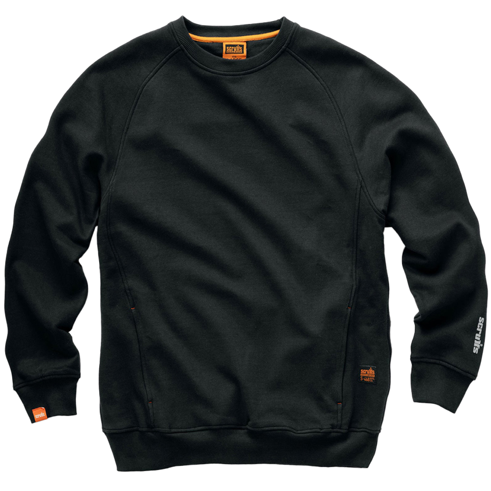 Scruffs Eco Worker Sweatshirt XXL Black Image 1