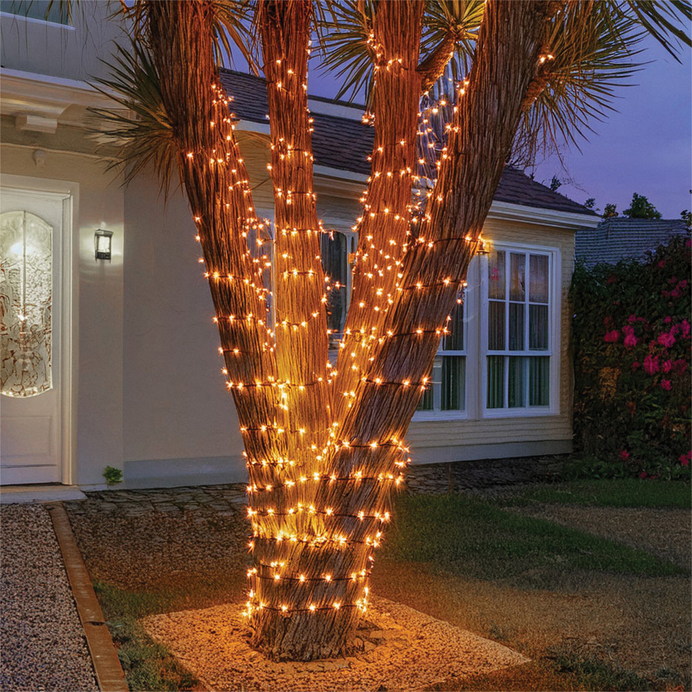 Eagle Connect Gold LED Black String Light 70m Image 3