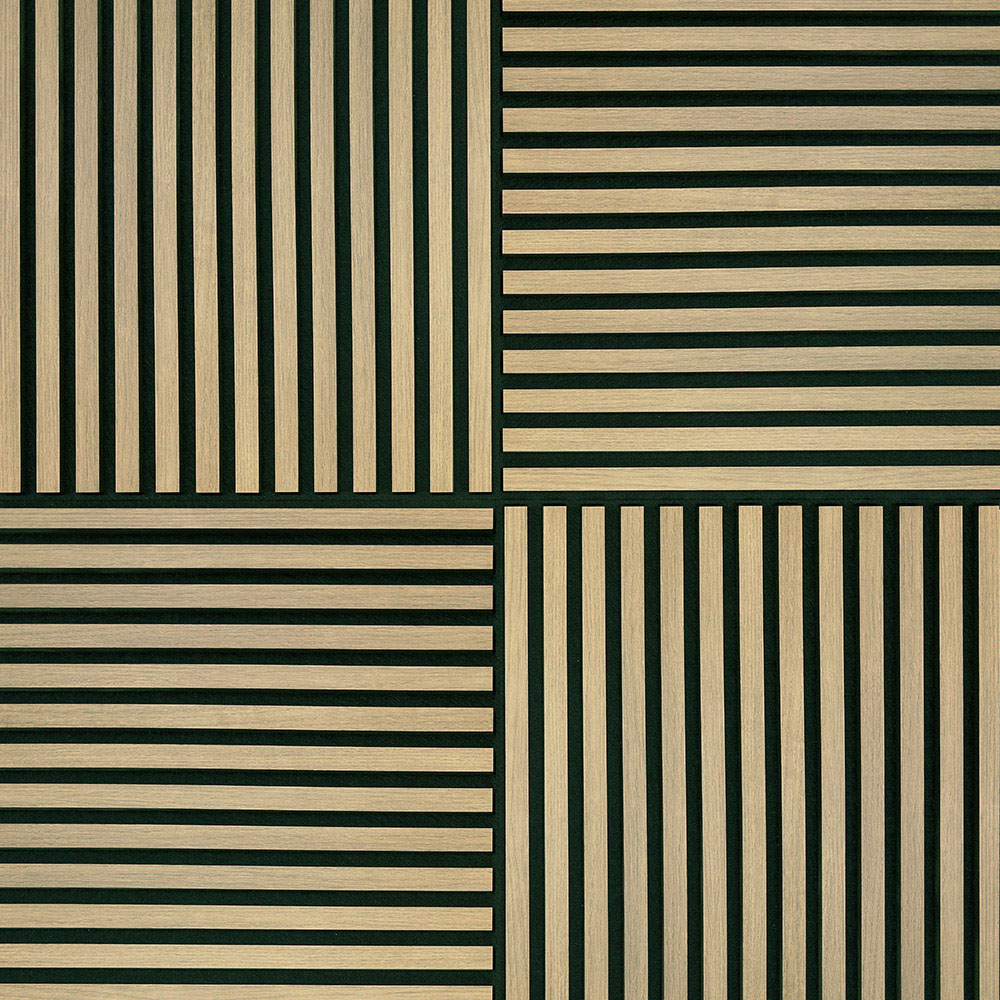 Tuscan Natural Oak PVC Wrapped Acoustic Wall Tile Image 3