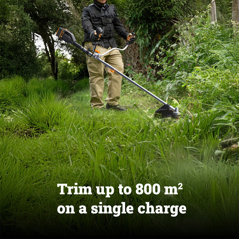 Worx WG084E.9 40V 38cm Petrol Cordless Brushless Brush Cutter Image 5