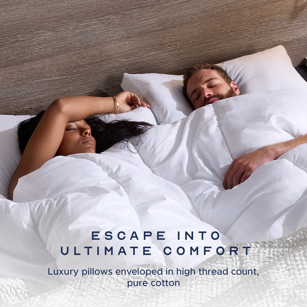 Snuggledown Back Sleeper Pillow 2 Pack Image 2