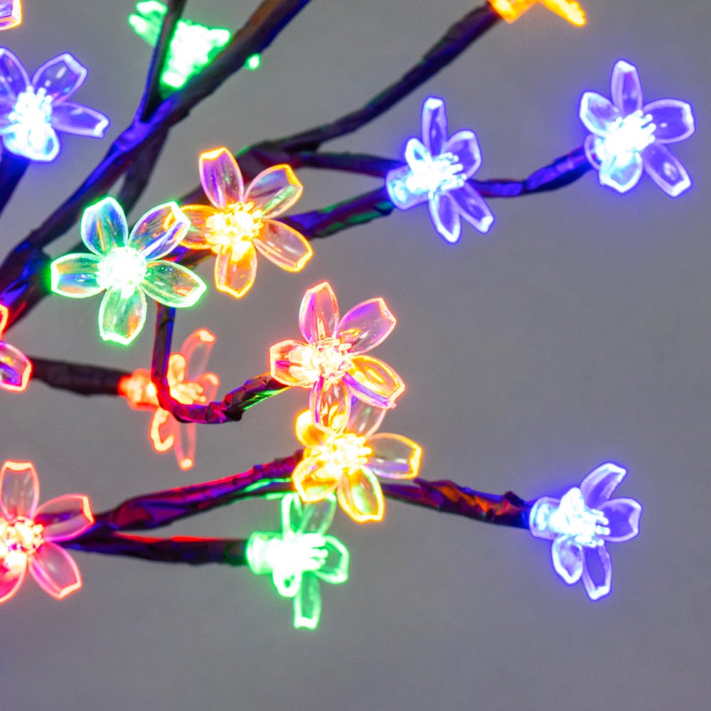 The Christmas Workshop 48 Multicolour LED Blossom Tree Image 4