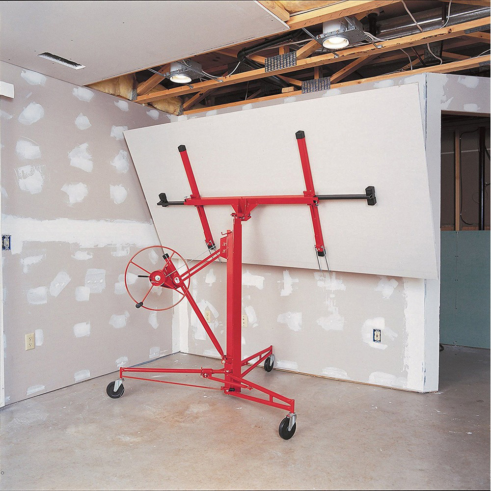 Living and Home Drywall Lifter with Rolling Casters Panel Hoist 11ft Image 2