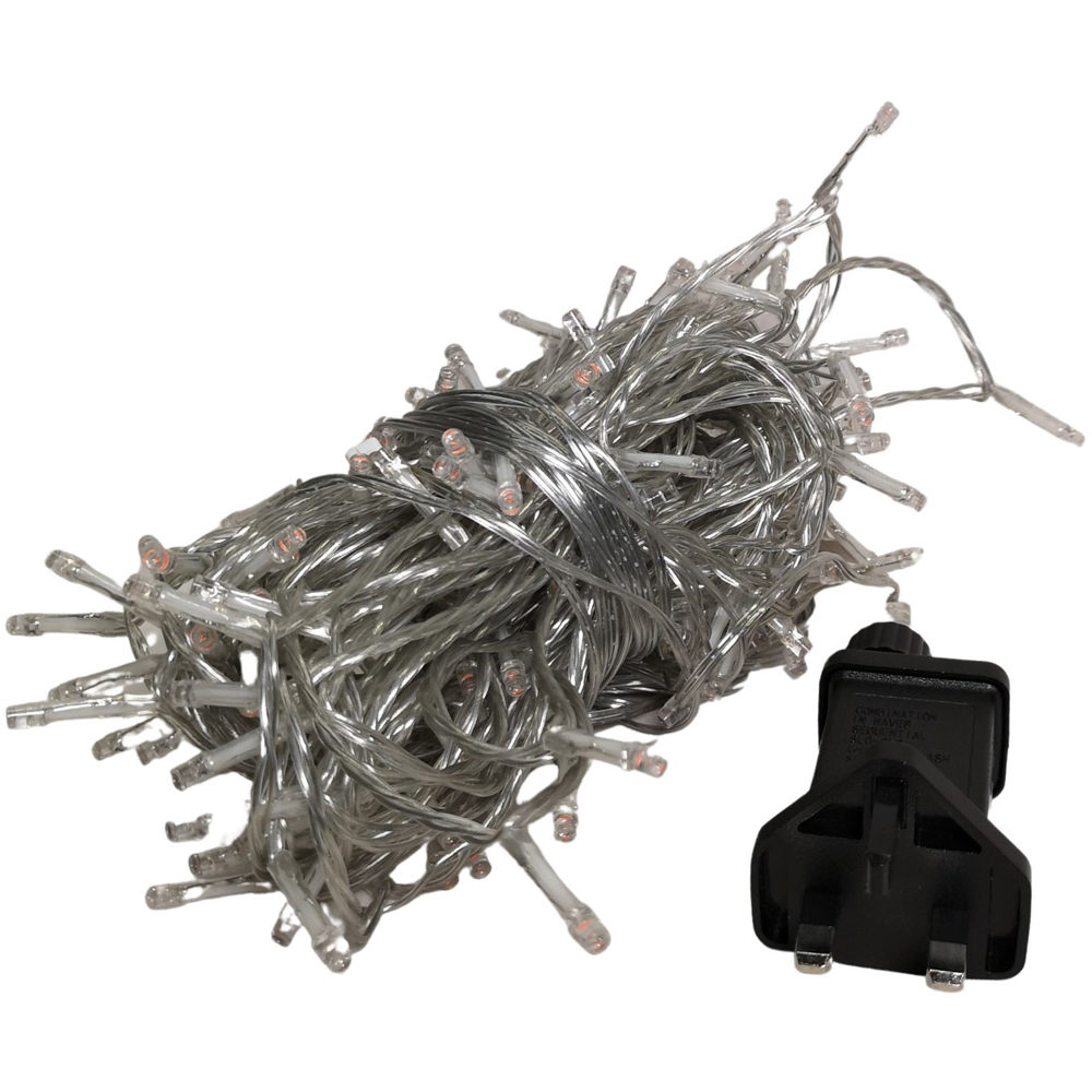 Samuel Alexander SupaBrights 200 Red LED Clear Cable Christmas String Lights 16m Image 6