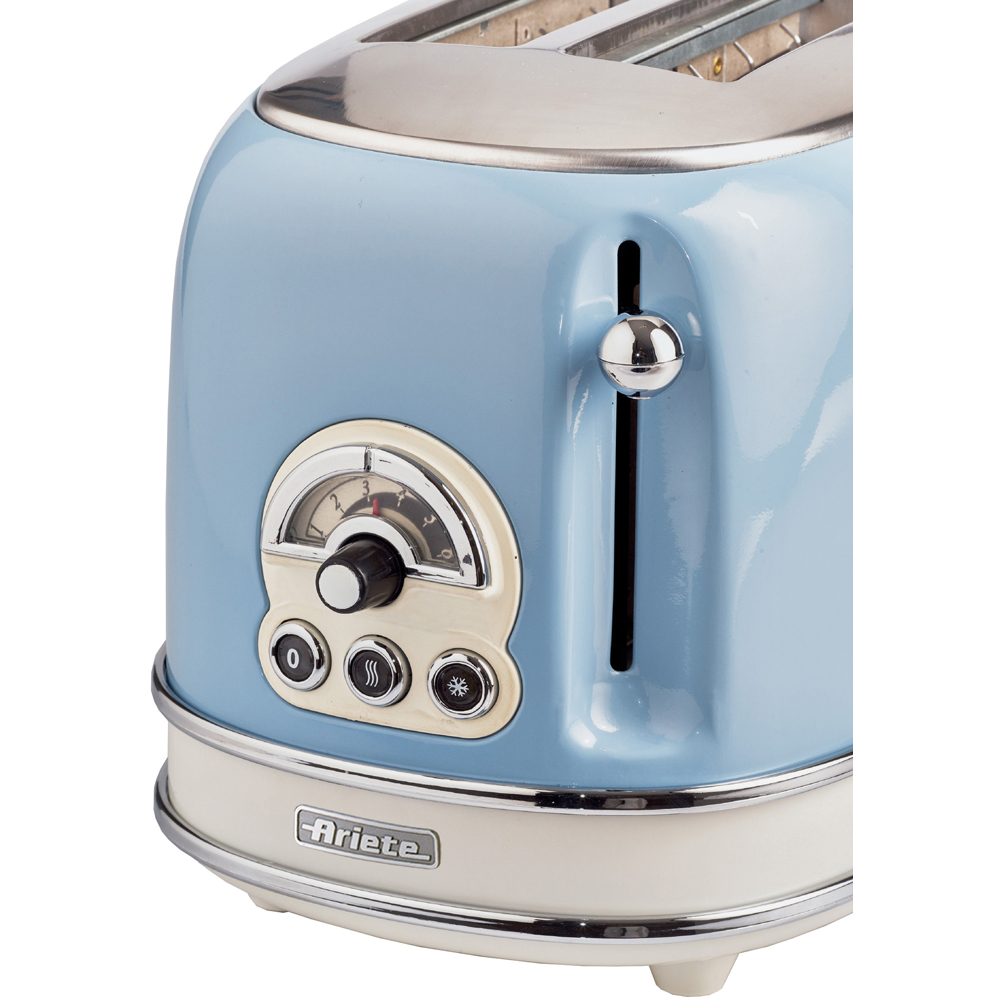 Ariete Vintage Blue 1.7L Jug Kettle and 2 Slice Toaster Set Image 5
