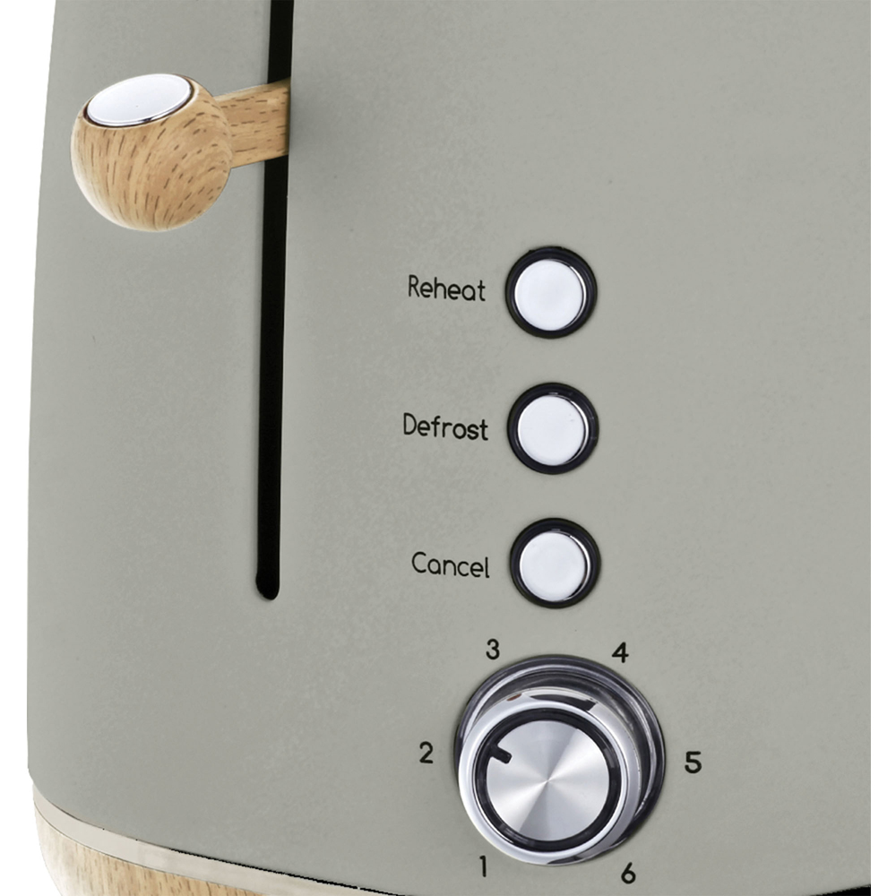 Statesman SKT05090GR Green Scandi Design 2 Slice Toaster 900W Image 6