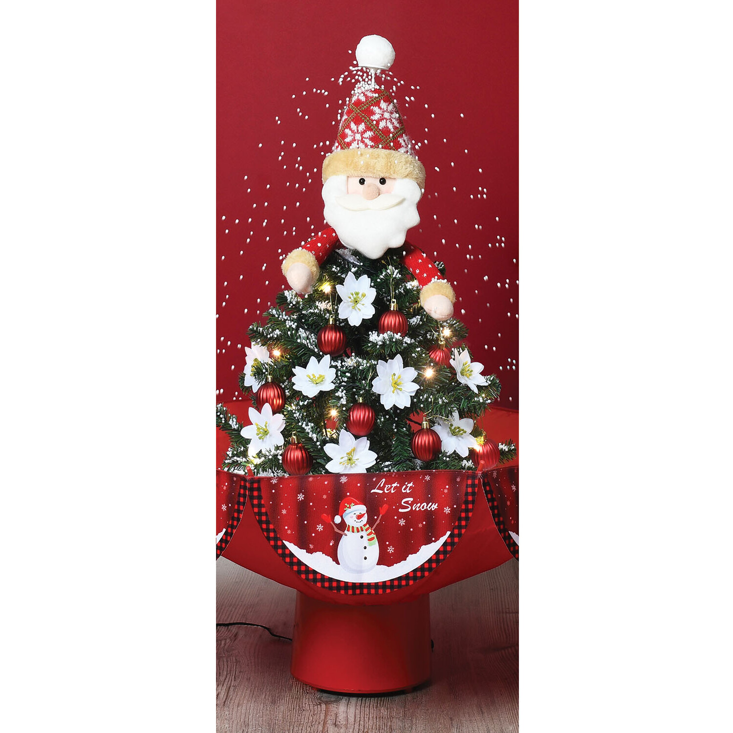 Snowing Santa Tree Image 2