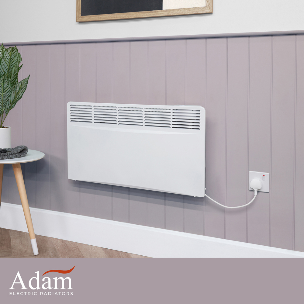 Awami Radiator Adam Amba White Electric Radiator 2000W | Homebase