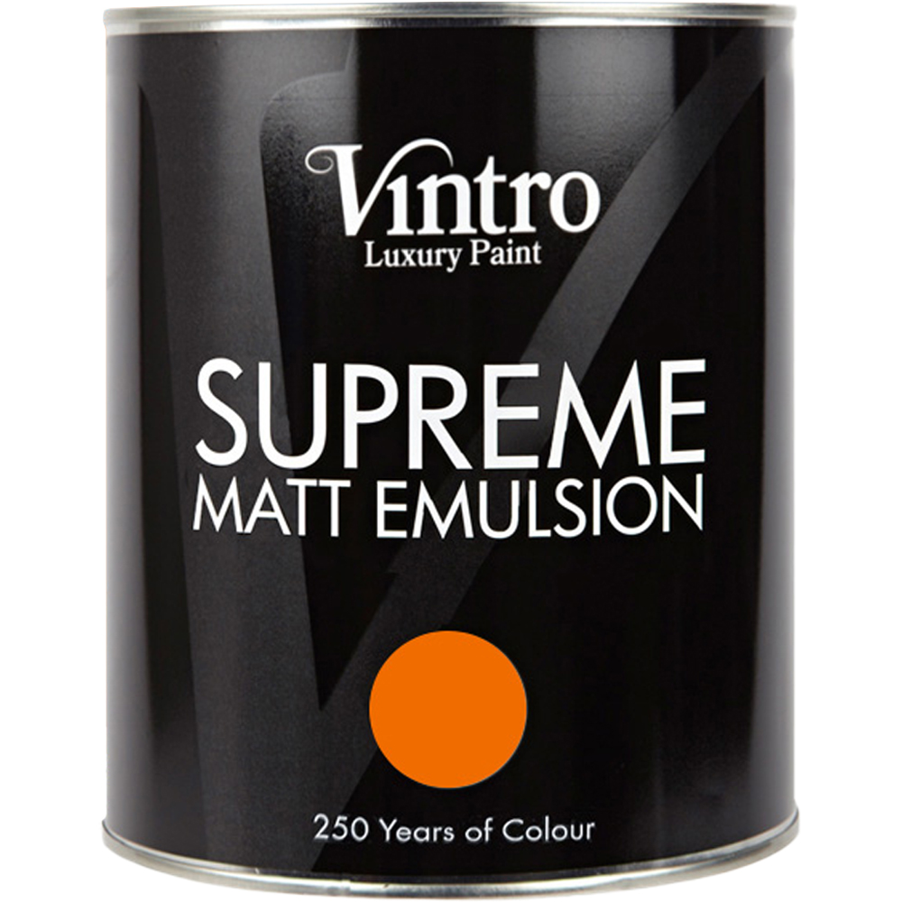 Vintro Paint Deep Saffron Matt Emulsion Interior Paint 1L Image 2