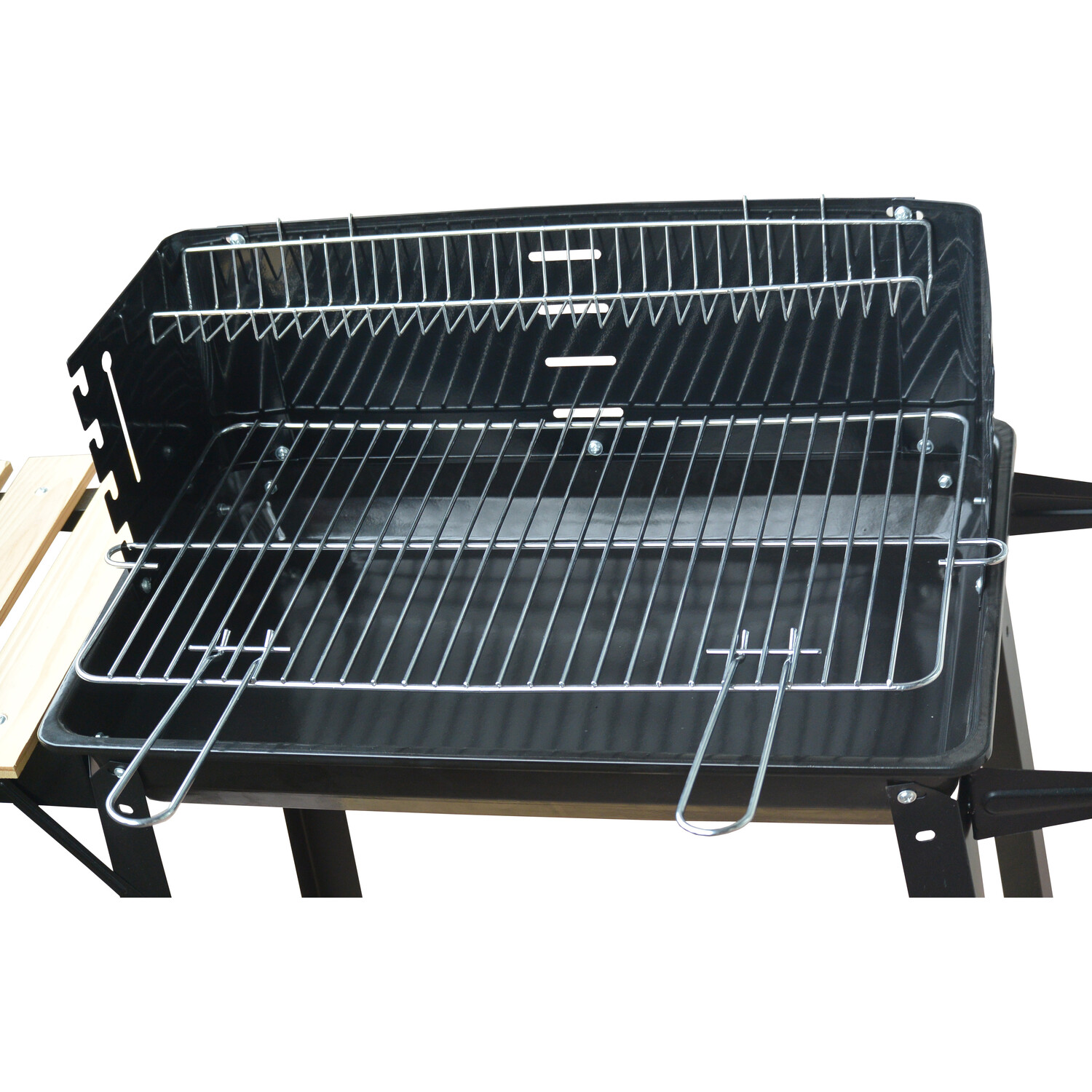 Cancun Rectangular BBQ Grill - Black Image 3