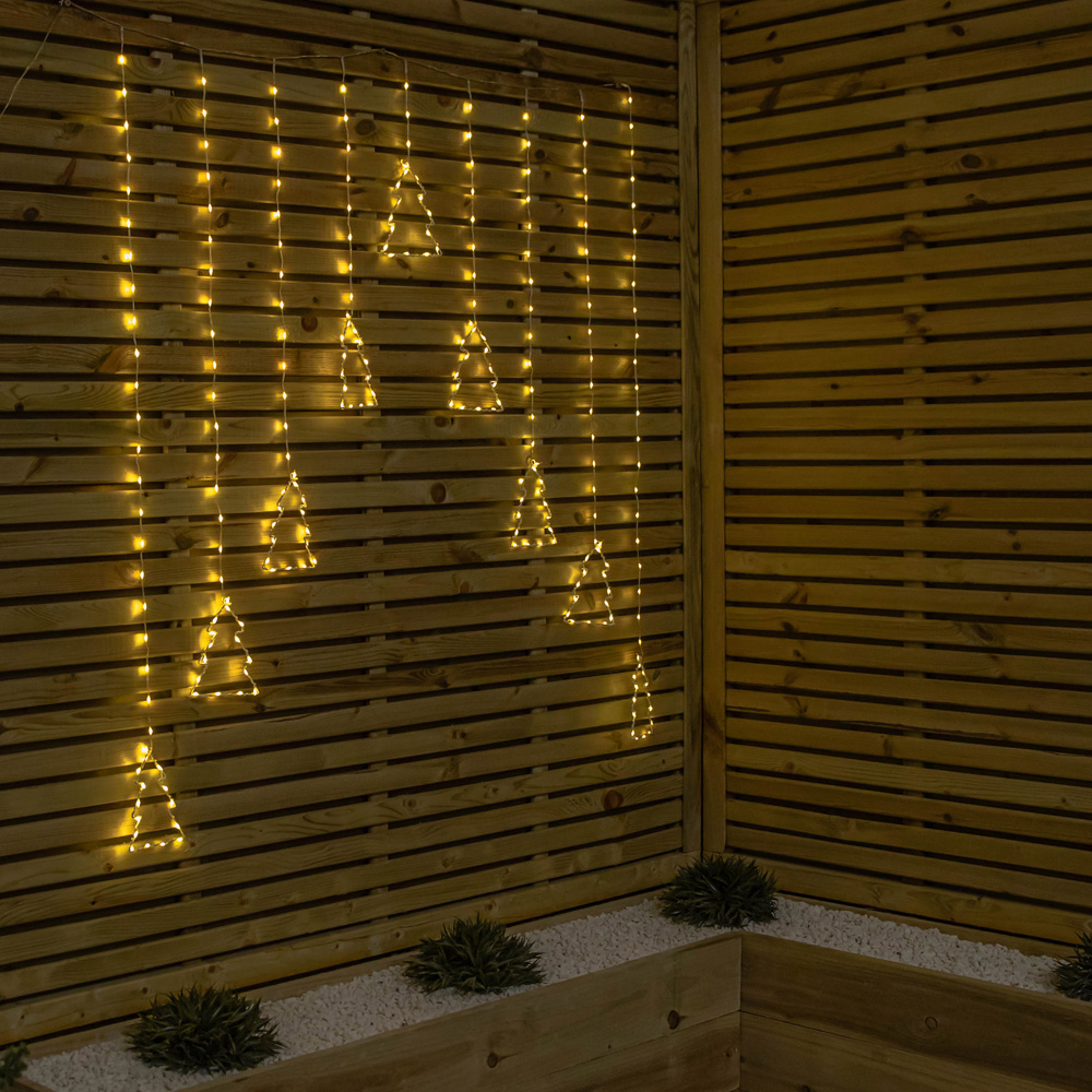 Premier FlexiBrights 258 Warm White LED Christmas Tree Curtain Light 1.2 x 1.2m Image 5