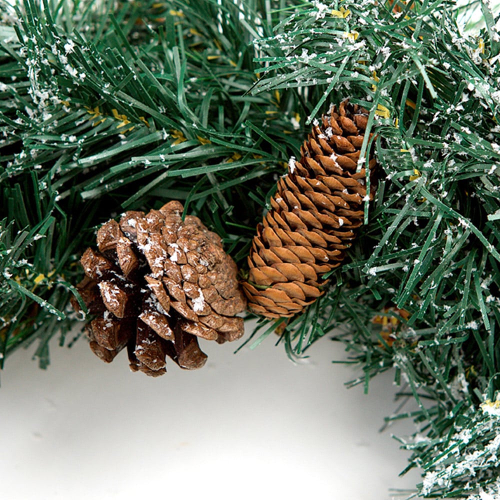 Best Artificial Christmas Garland with Frosted Colorado Pine and Spruce Tips 370cm Image 4