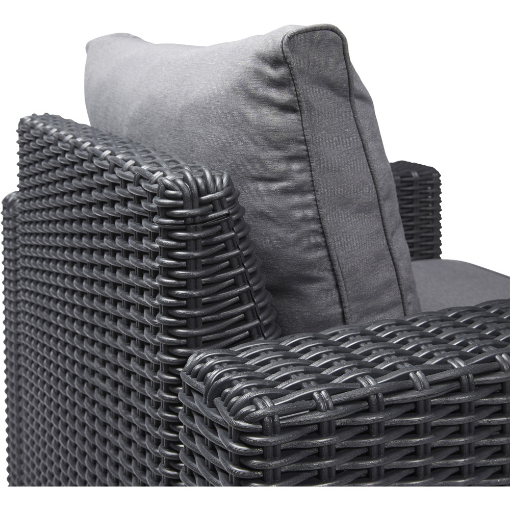 Keter California 3 Seater Graphite Lounge Set Image 5