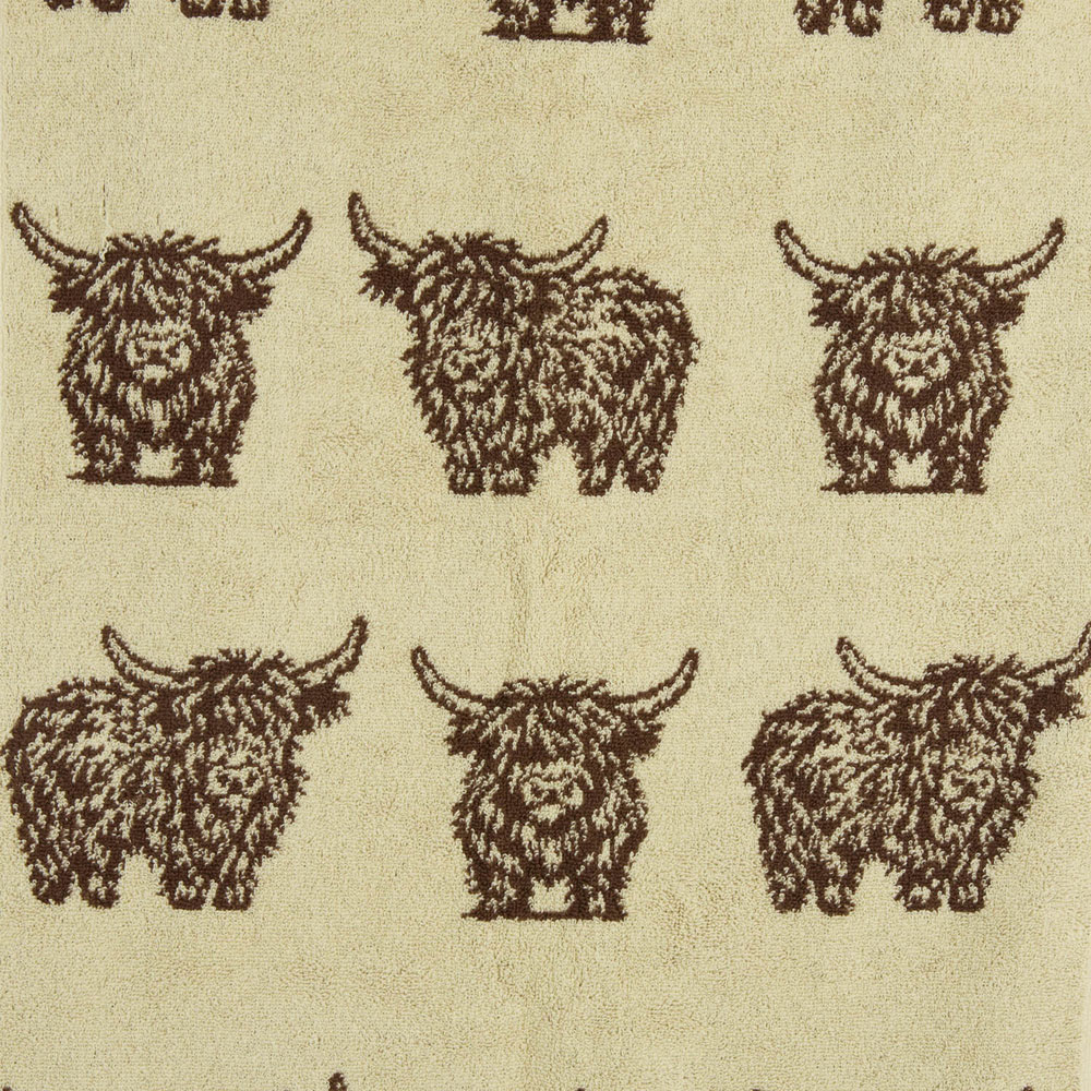 Highland Cow Towel Hand Towel Image 5