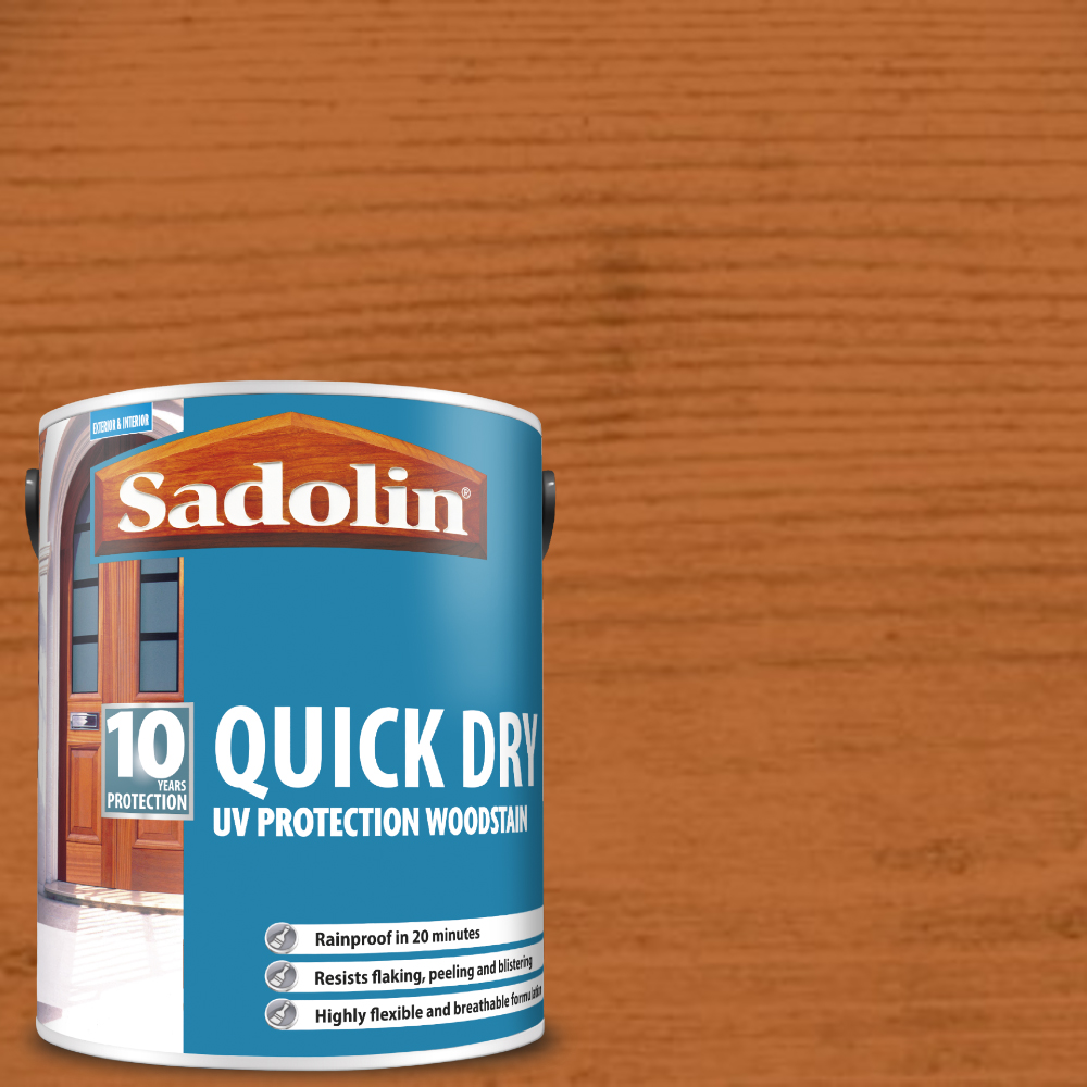Sadolin Quick Dry 10 Year Antique Pine Woodstain 5L Image 4