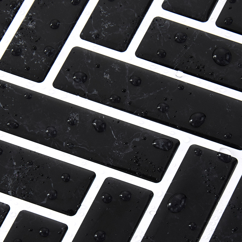 Living and Home Black and White Self Adhesive Wall Sticker 10 Pack Image 6