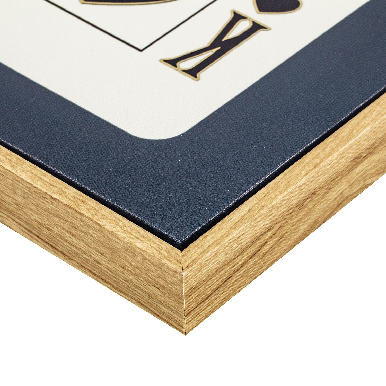 Foiled Playing Cards Framed Canvas - Multicolour Image 7