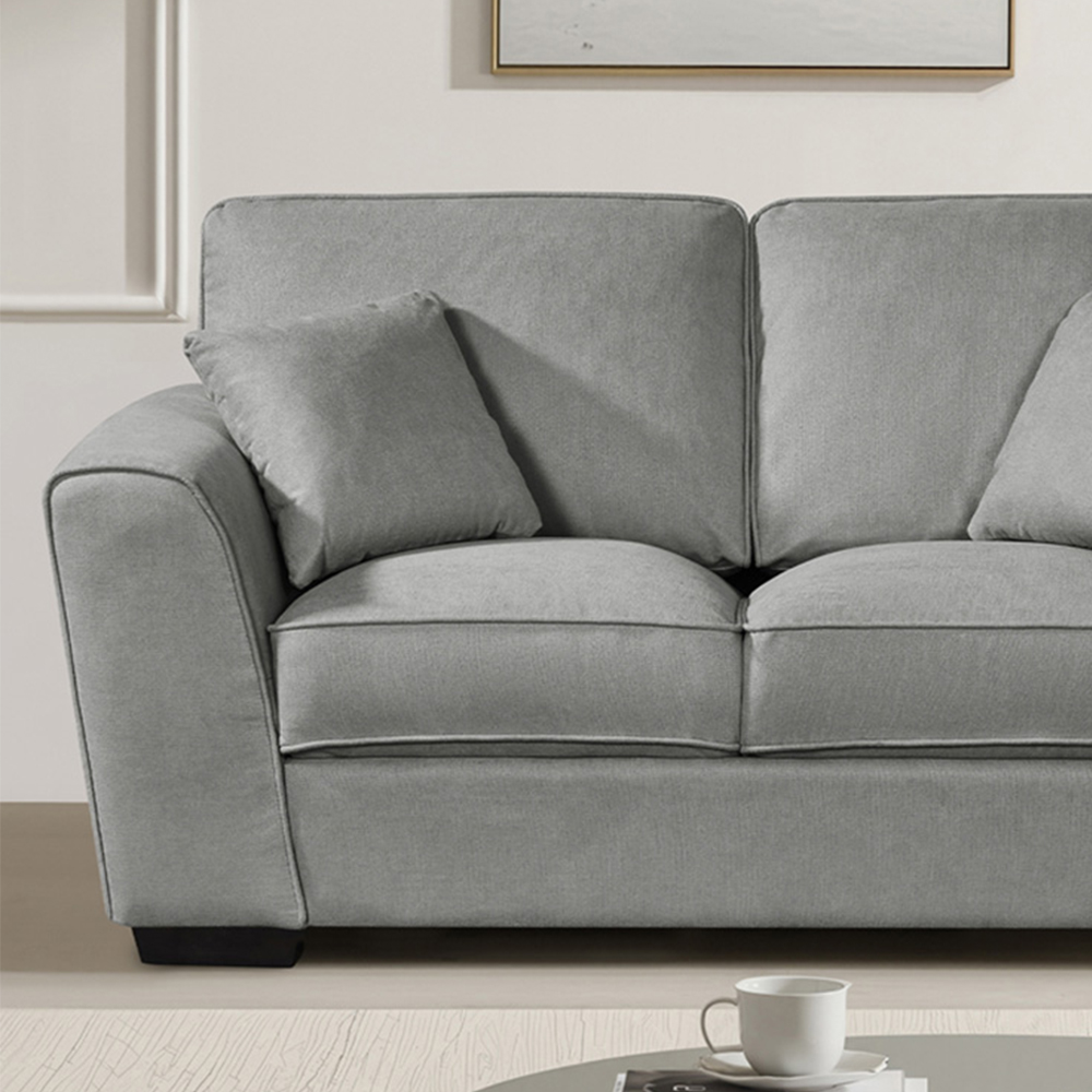 Artemis Home Arlington 2 Seater Grey Fabric Sofa Image 2