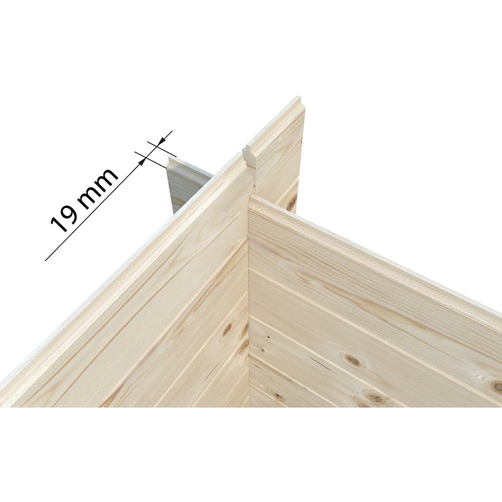 Palmako Stina 7.3 x 8.5ft Kids Wooden Playhouse Image 6
