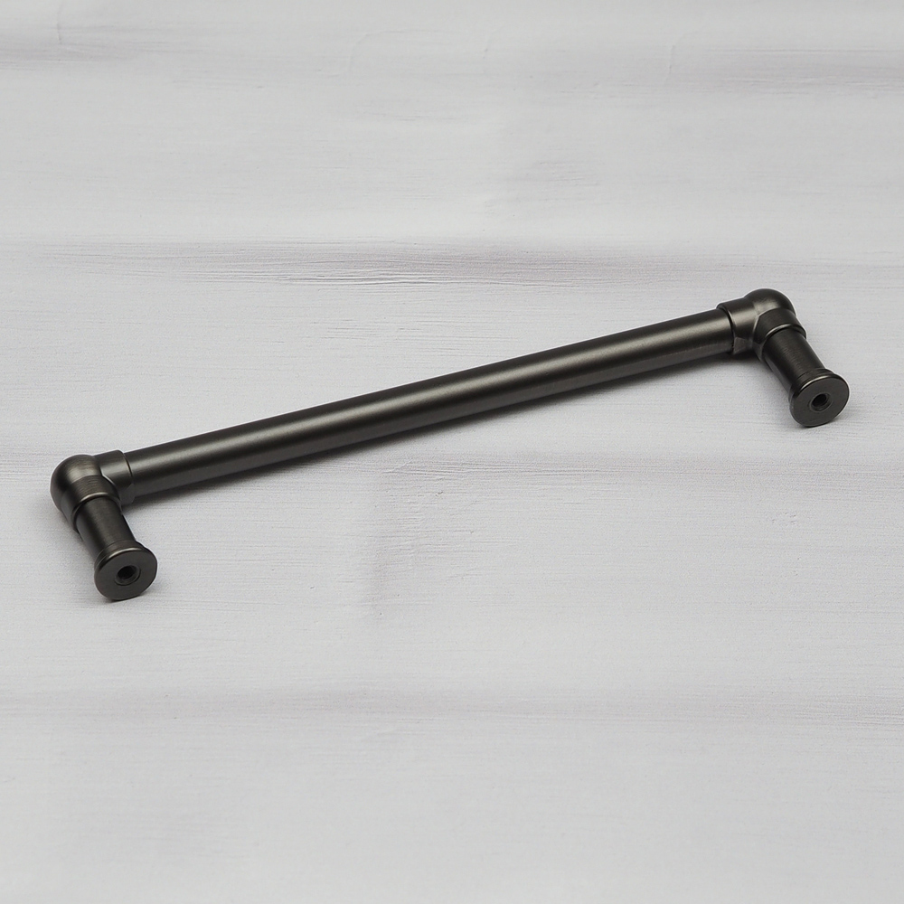 Handle & Home Brushed Black Pipe Handle 160mm Image 5
