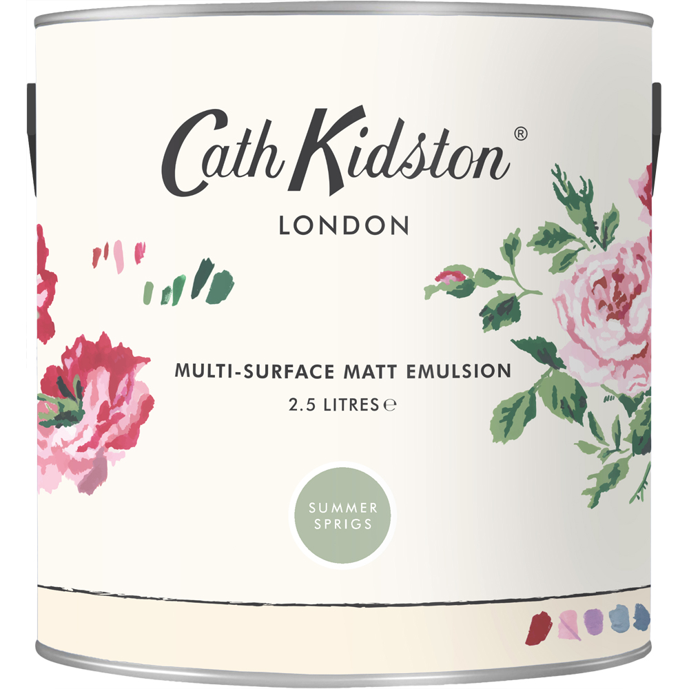 Cath Kidston Multi Surface Summer Sprigs Emulsion Paint 2.5L Image 2