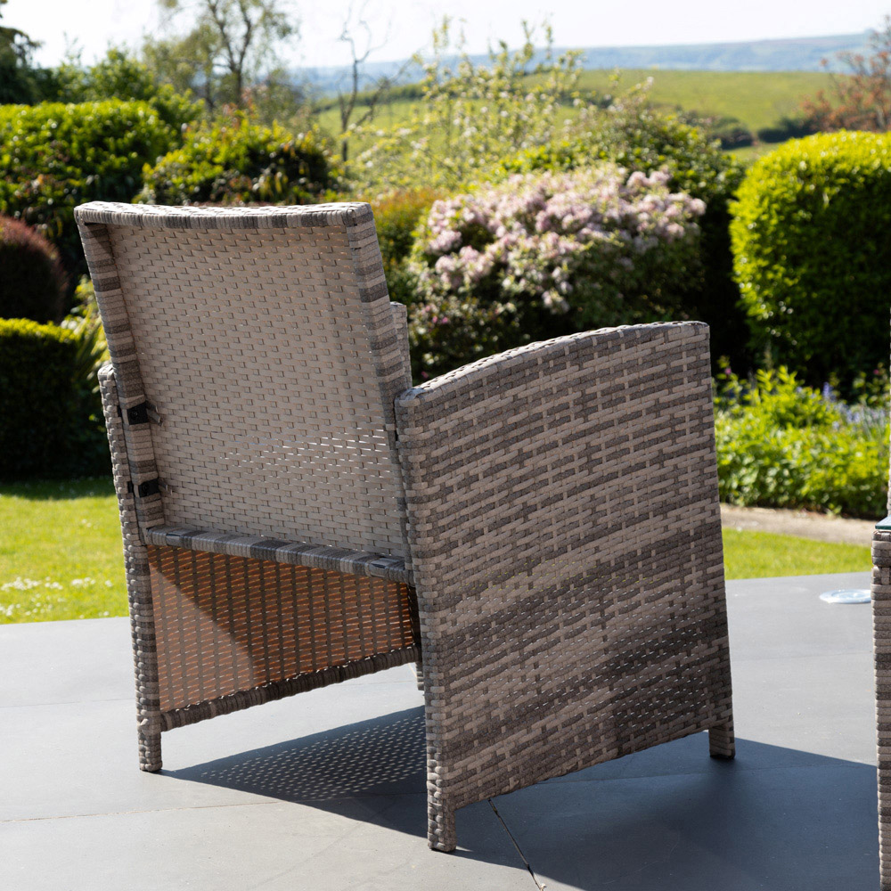 Artemis Home Arlo 4 Seater Grey Rattan Lounge Set with Cushion Image 6