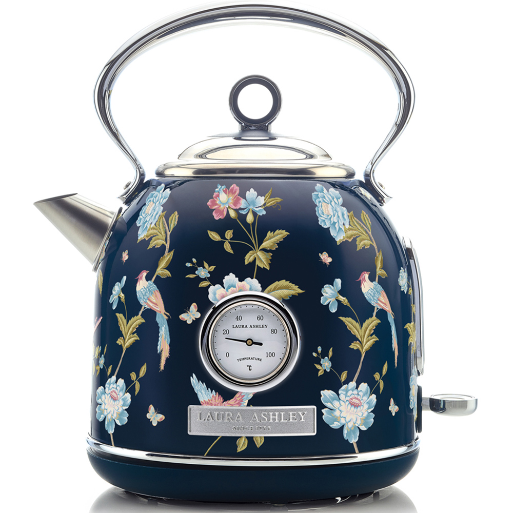VQ Laura Ashley Blue Elveden Print 2 Slice Toaster and Kettle Bundle 2 Image 3