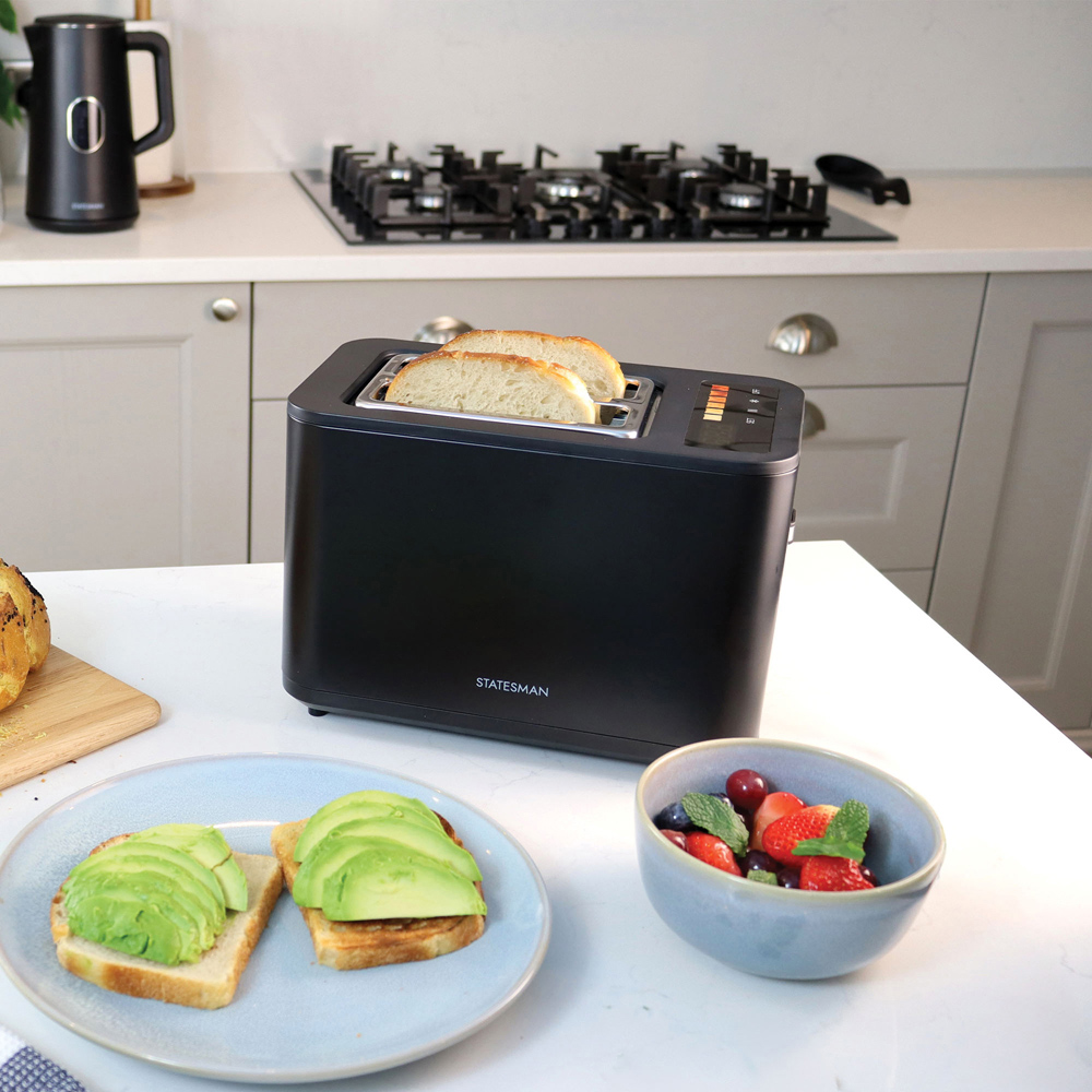 Statesman SKT02918B Black 2 Slice Digital Toaster 900W Image 2