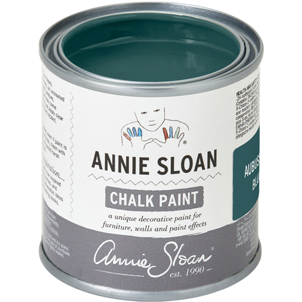 Annie Sloan Aubusson Blue Matt Chalk Paint 120ml Image 2