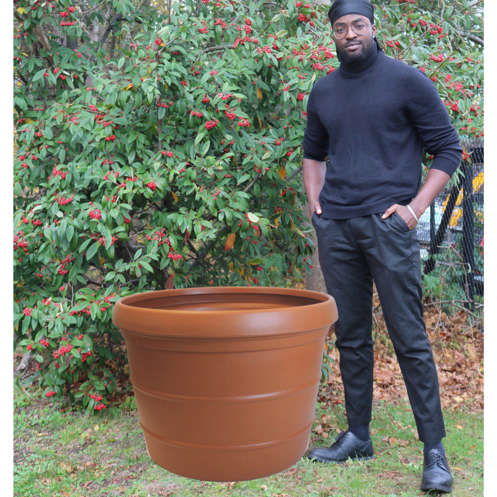 Trifibre Kesington Rust Planter 62 x 66cm Image 5