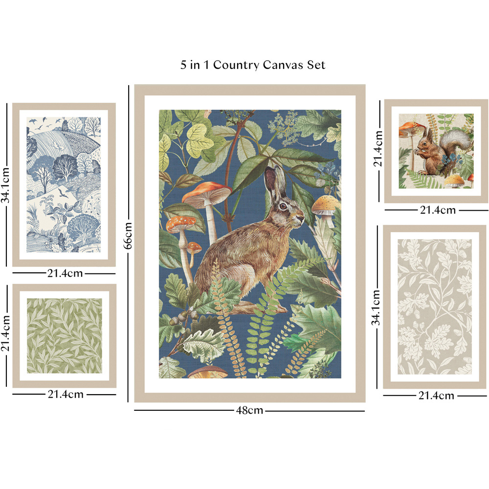 Arthouse 5-in-1 Country Canvas Set Image 3