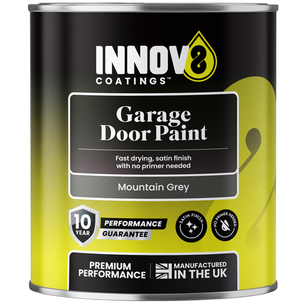 Innov8 Coatings Garage Door Paint 750ml Mountain Grey Image 2