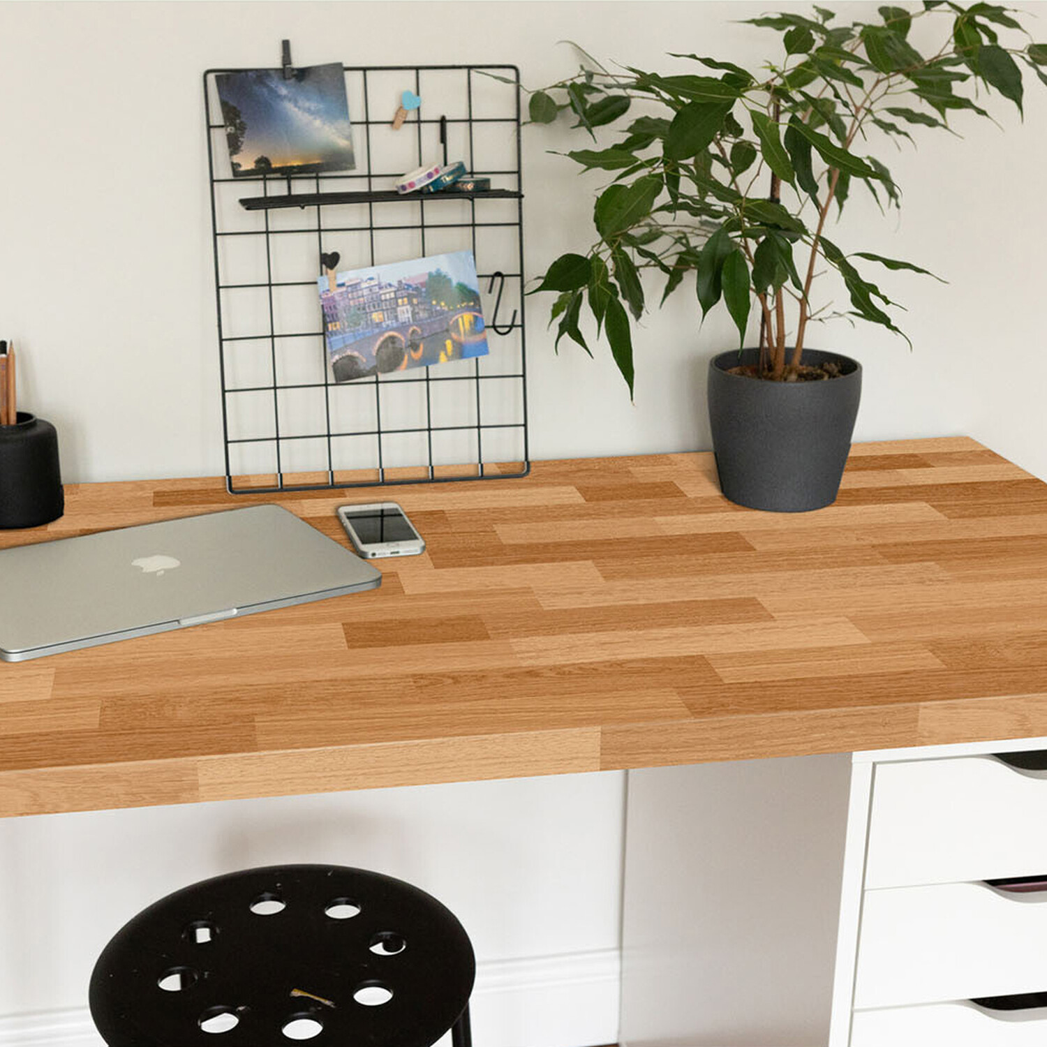 d-c-fix Modern Butcher Block Self Adhesive Film - Brown Image 2