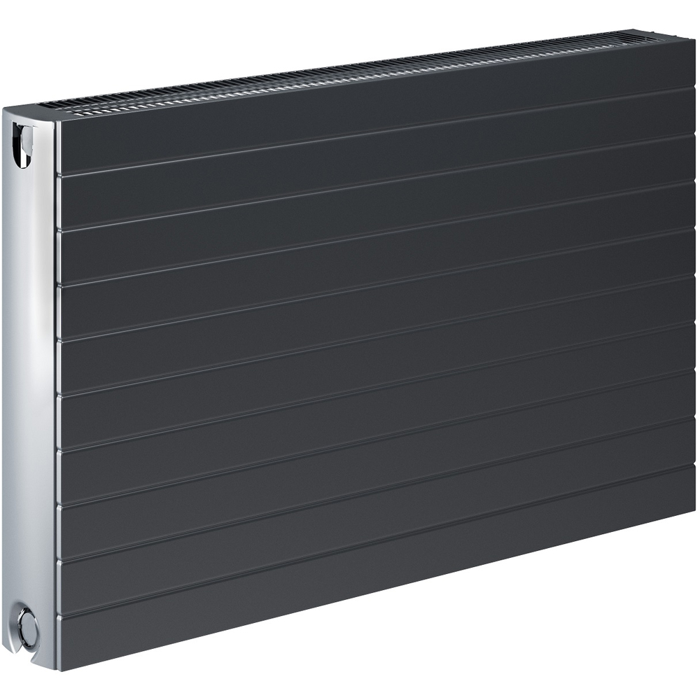 Henrad by Stelrad Everest Concept Slate Grey K1 Radiator 600 x 800mm Image 1