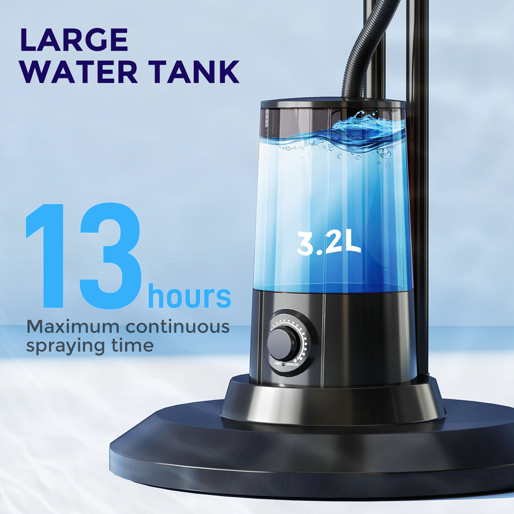 HOMCOM Oscillation Spray Misting Pedestal Fan 47 inch Image 8