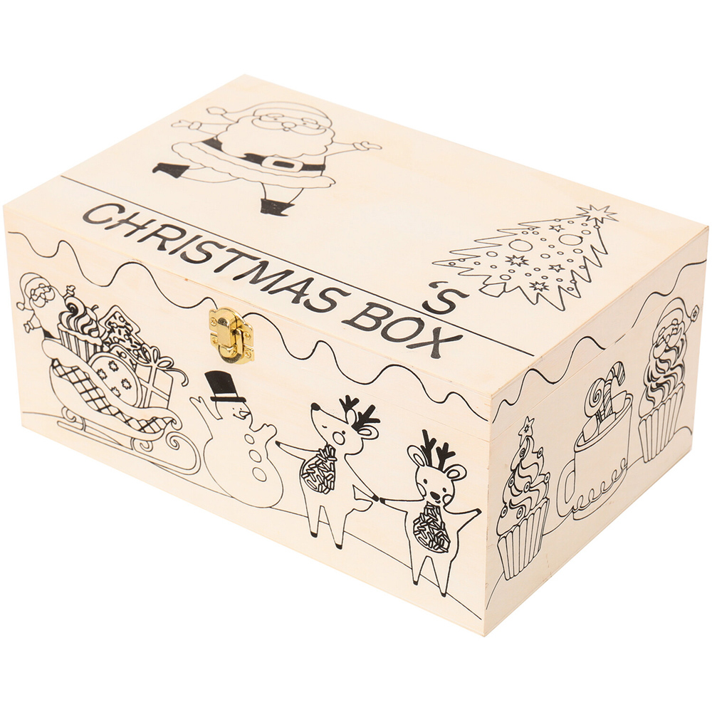 Decorate Your Own Christmas Box - Natural Image 2