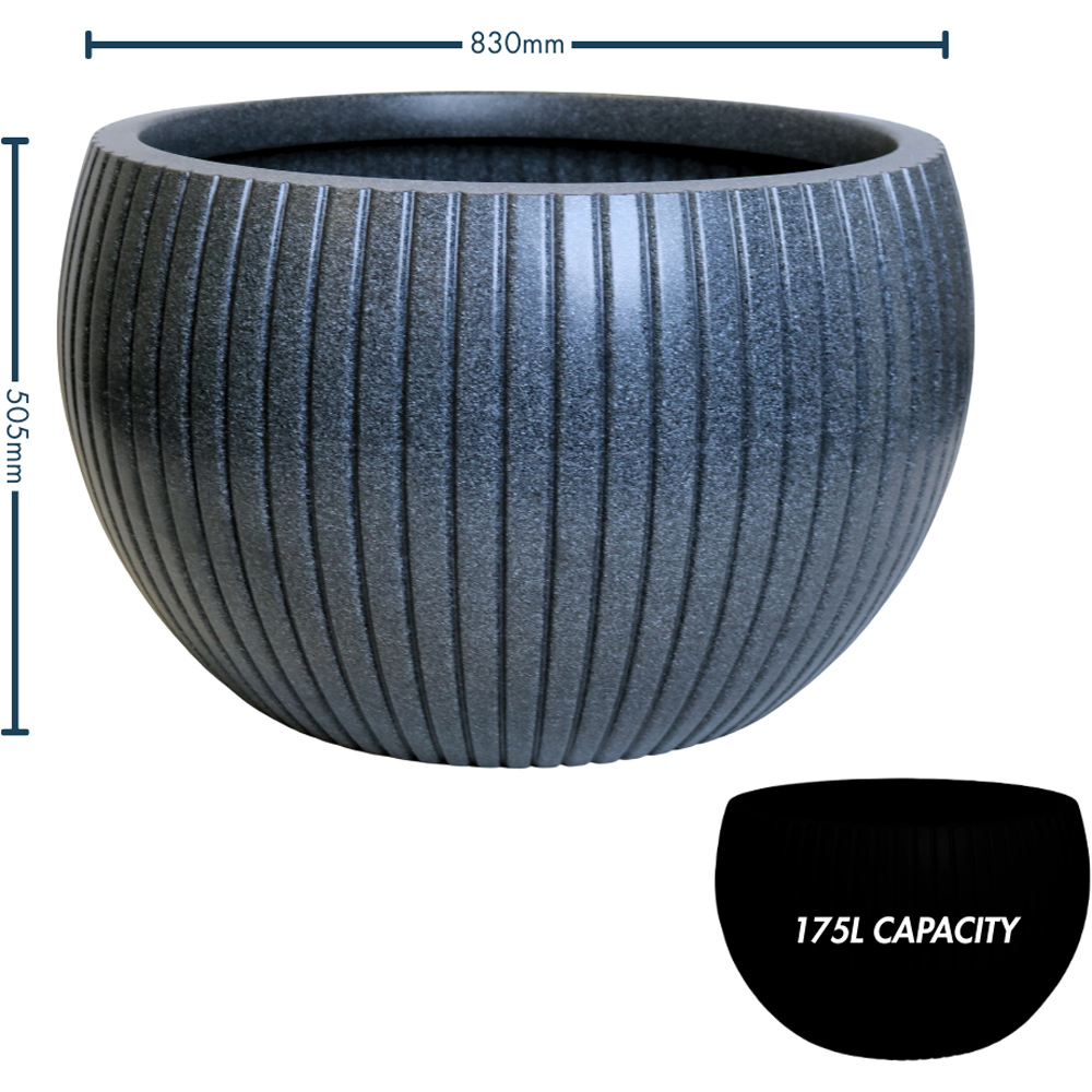 Trifibre Windsor Granite Roto Moulded Planter 50 x 83cm Image 7