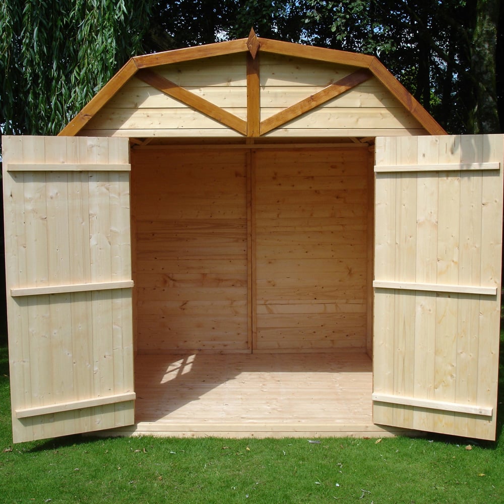 Shire Barn 7 x 7ft Double Door Wooden Shiplap Shed Image 5