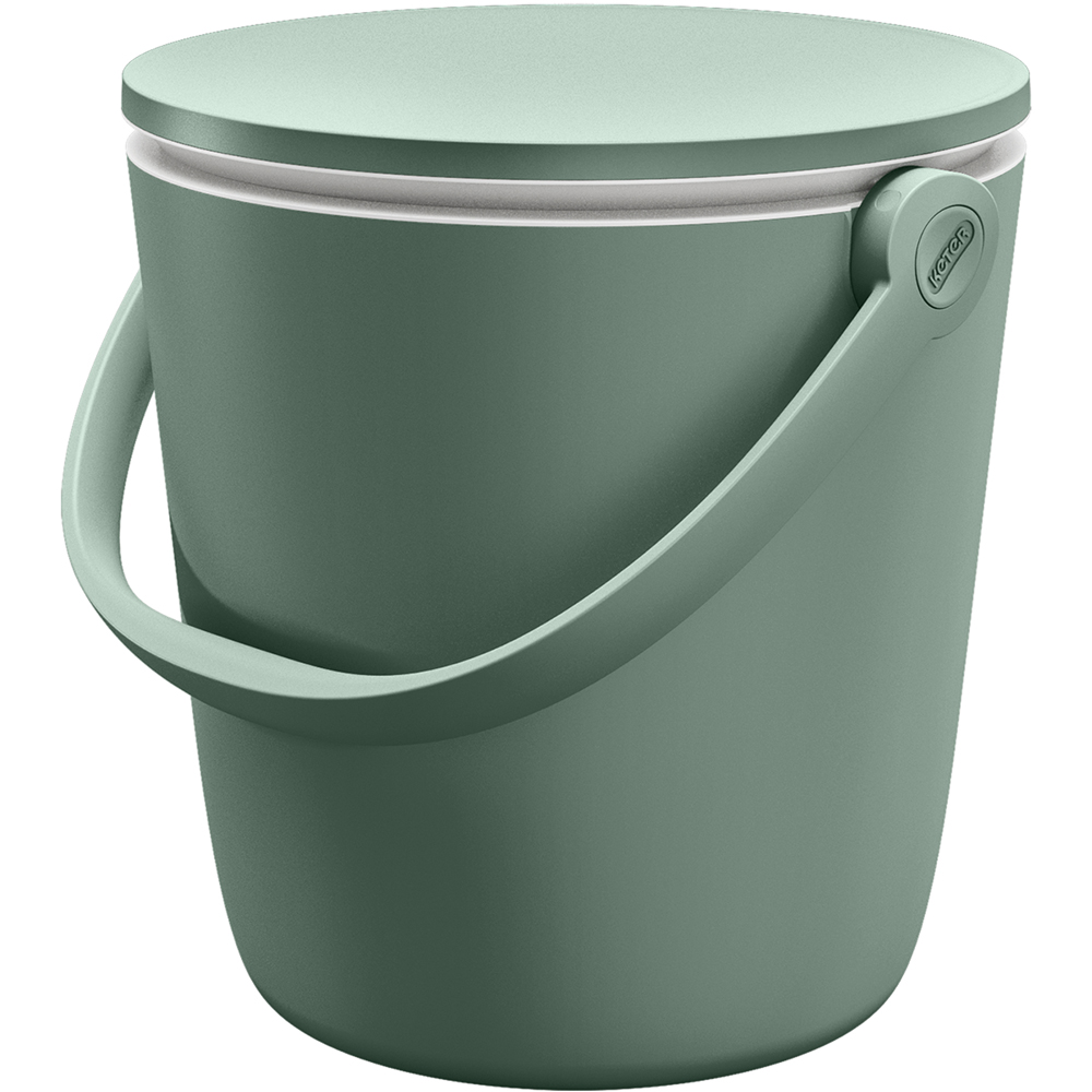 Keter Go Bar 2-in-1 Vintage Green Portable Drinks Cooler and Serving Table Image 3