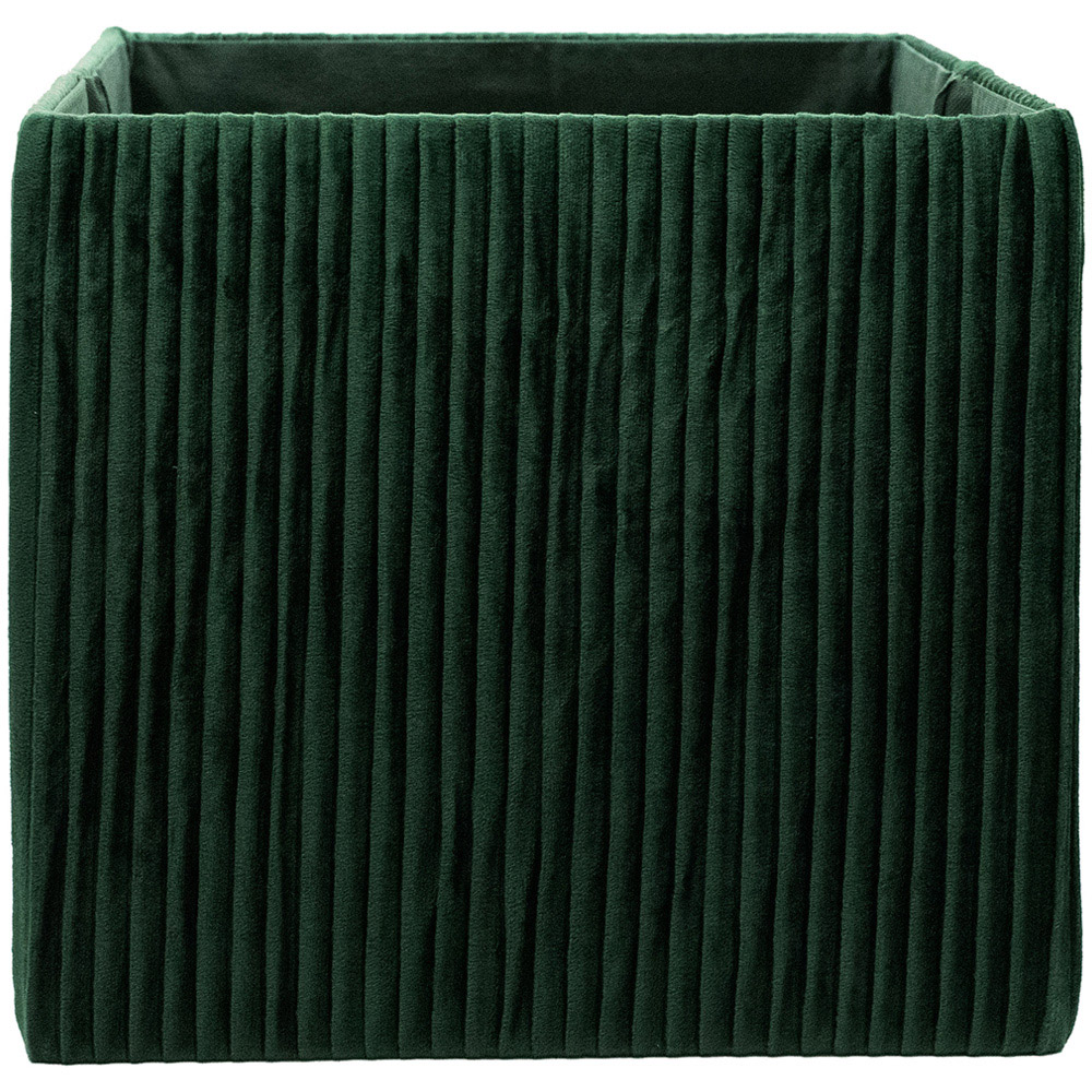 Homebase Pleated Evergreen Cube Storage Insert 4 Pack Image 3