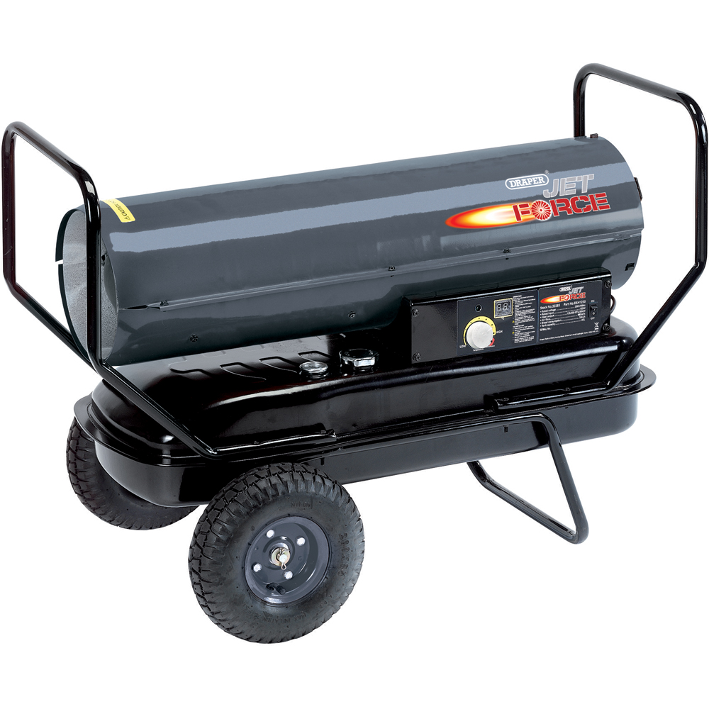Draper Black Diesel Heater 36000W Image 1