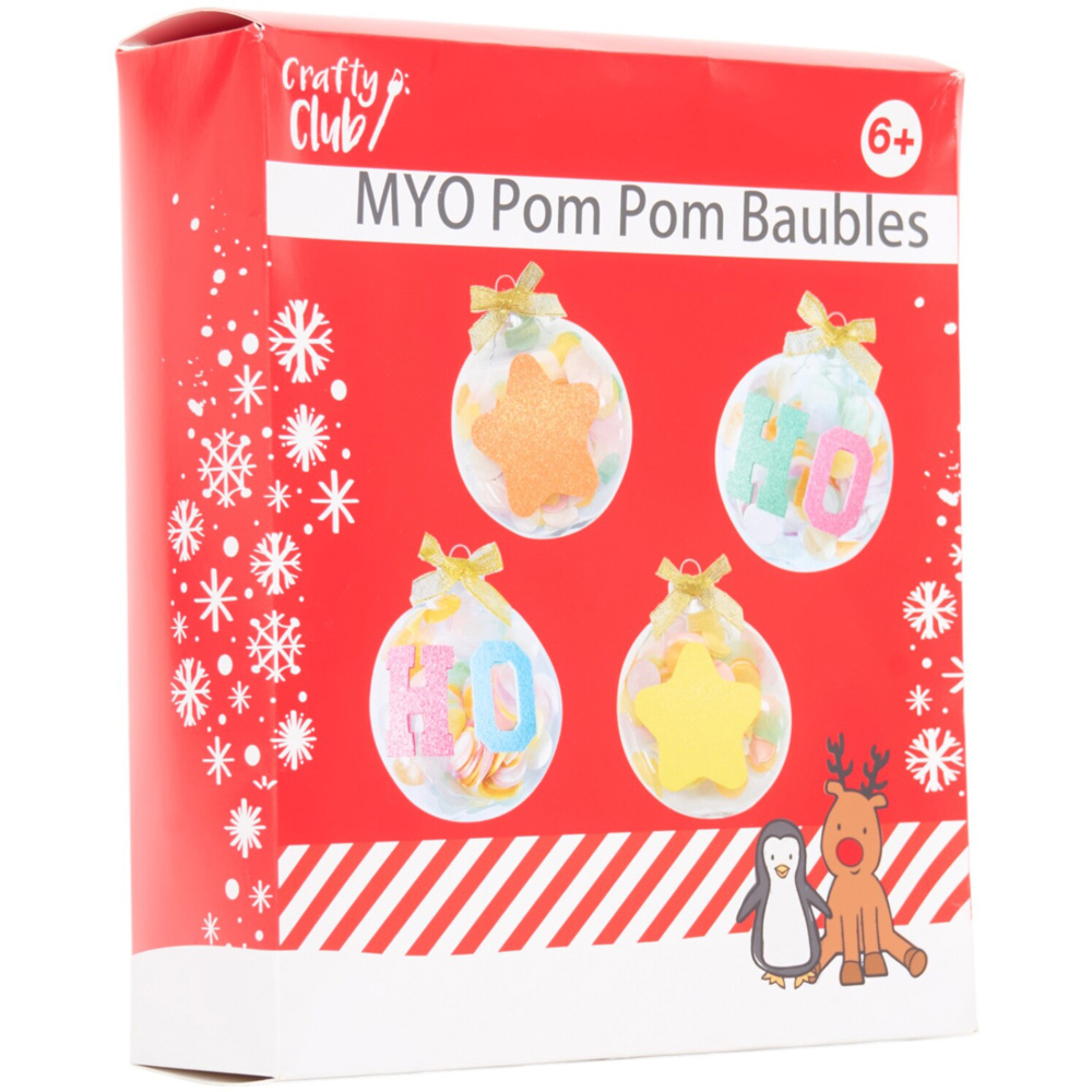 Make Your Own Pom Pom Baubles Kit Image 3