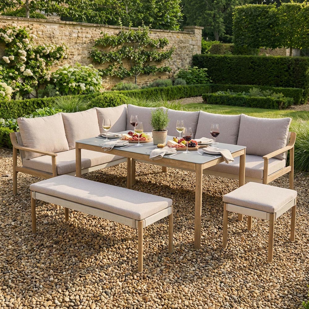 Newmarket Corner Sofa Set - Cream Image 3