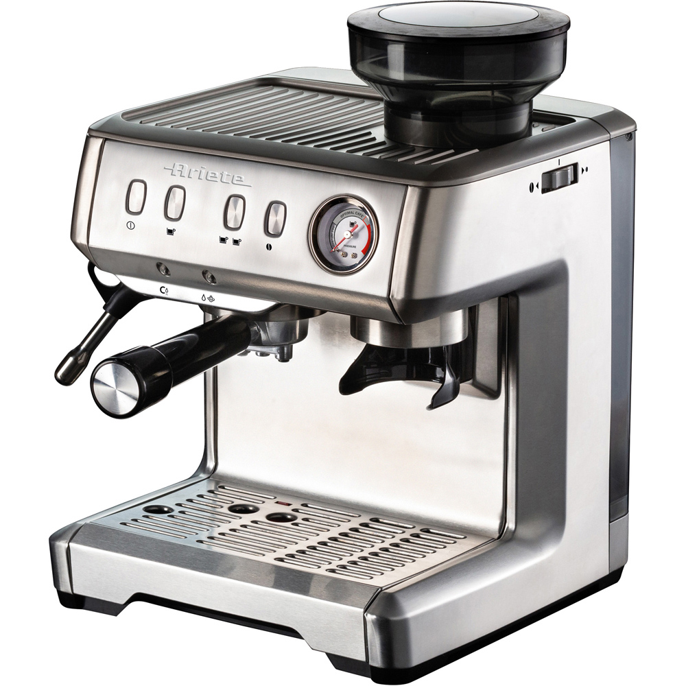 Ariete AR1313 15 Bar Pump Espresso Machine with Grinder Image 1
