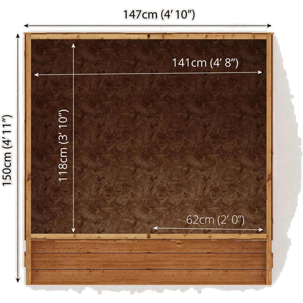 Mercia Garden Products Poppy Playhouse 5ft x 5ft Image 8